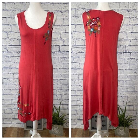 Caite by athleta sleeveless embroidered dress - Picture 1 of 11